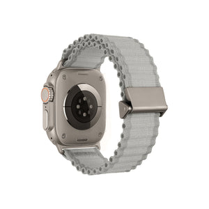 Apple Watch Uyumlu Round Pipe Kordon Snow Pearl bikordon