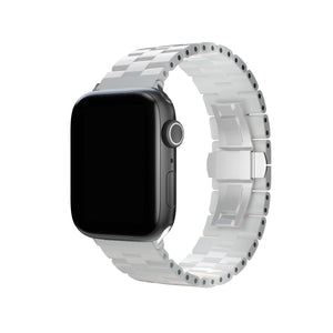 Apple Watch Uyumlu Üç Bakla Seramik Loop Kordon Beyaz  bikordon