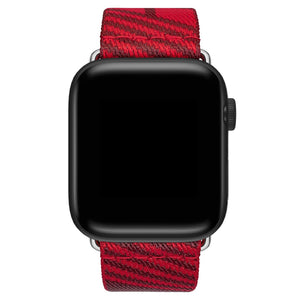 Apple Watch Uyumlu Simple Loop Örme Kordon Crimson  bikordon