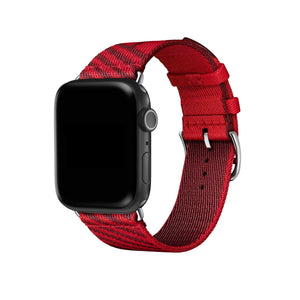 Apple Watch Uyumlu Simple Loop Örme Kordon Crimson  bikordon