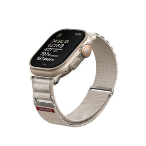 Apple Watch Uyumlu SkinArma Kobu Örme Kordon Krem  SkinArma