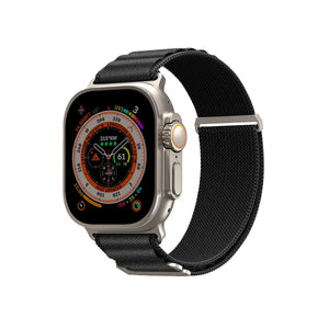 Apple Watch Uyumlu SkinArma Kobu Örme Kordon Siyah  SkinArma