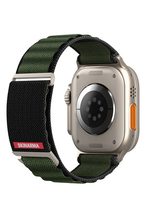 Apple Watch Uyumlu SkinArma Kobu Örme Kordon Yeşil  SkinArma