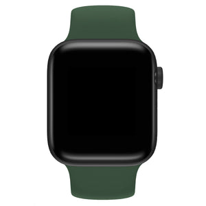 Apple Watch Uyumlu Solo Loop Silikon Kordon Deniz Yeşili  bikordon