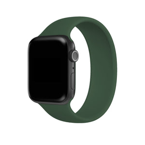 Apple Watch Uyumlu Solo Loop Silikon Kordon Deniz Yeşili  bikordon