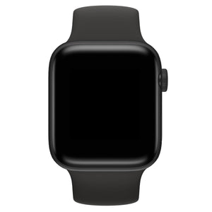 Apple Watch Uyumlu Solo Loop Silikon Kordon Siyah  bikordon