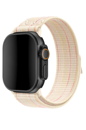 Apple Watch Uyumlu Spor Loop Kordon Beigewood bikordon