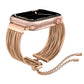 Apple Watch Uyumlu Tassel Chain Kordon Rose Gold bikordon