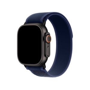 Apple Watch Uyumlu Trail Loop Kordon Siyah Tokalı Blueo bikordon