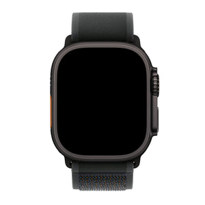 Apple Watch Uyumlu Trail Loop Kordon Siyah Tokalı Smoky bikordon