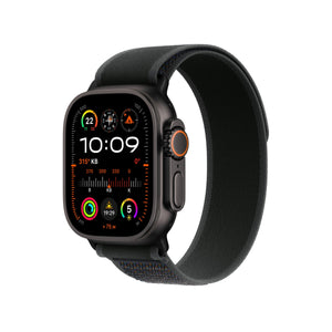 Apple Watch Uyumlu Trail Loop Kordon Siyah Tokalı Smoky bikordon