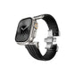 Apple Watch / Ultra Uyumlu AquaLink Kordon Monolith Gümüş Toka bikordon