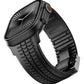 Apple Watch / Ultra Uyumlu AquaLink Kordon Monolith Siyah Toka bikordon