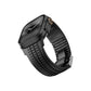 Apple Watch / Ultra Uyumlu AquaLink Kordon Monolith Siyah Toka bikordon