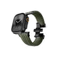 Apple Watch / Ultra Uyumlu AquaLink Kordon Vanguard Siyah Toka bikordon