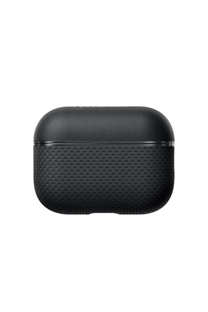 Aramid Fiber MagSafe Uyumlu AirPods Pro 2 Kılıf Black-Gray Twill Pitaka