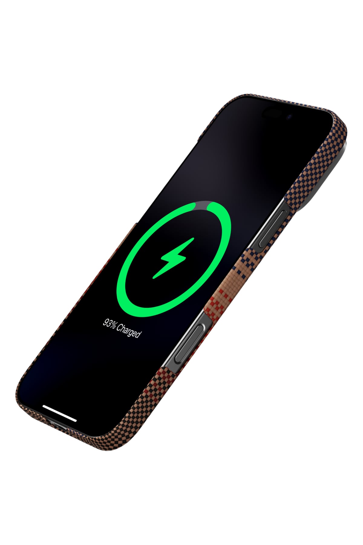 Pitaka Aramid Fiber Qi2 Magsafe uyumlu Manyetik Powerbank Sunset Pitaka