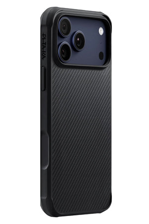 Aramid ProGuard iPhone 17 Pro MagSafe Uyumlu Kılıf Black Gray Pitaka