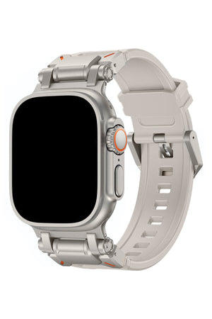 Apple Watch Uyumlu Defense Loop Silikon Kordon Argent