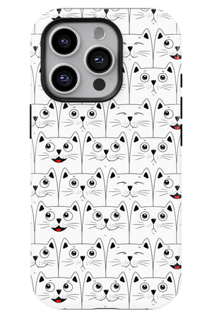 DuoShield iPhone 16 Pro Max Kılıf - Cats | Magsafe Uyumlu Bikordon