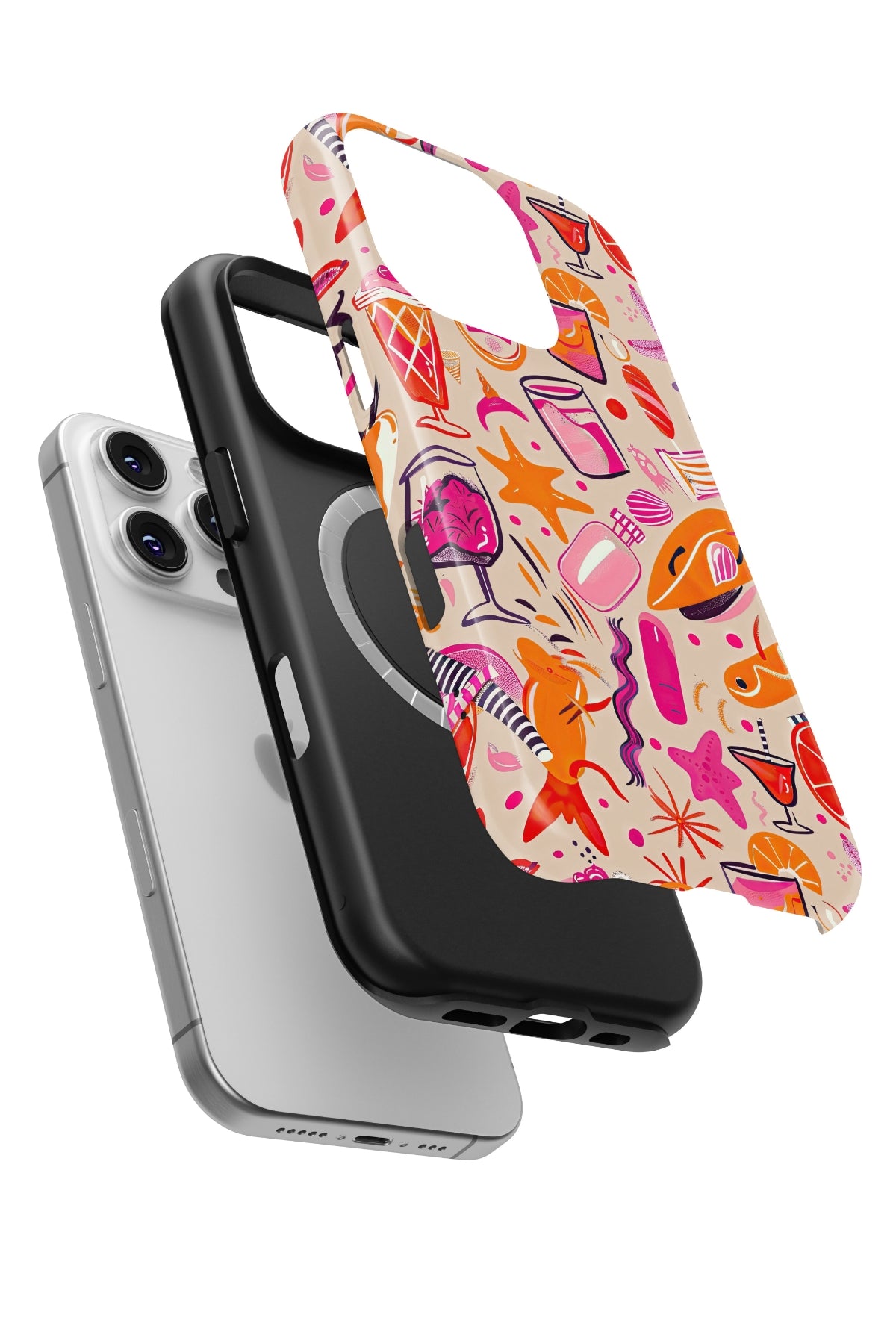 DuoShield iPhone 16 Pro Max Kılıf - Summer | Magsafe Uyumlu Bikordon