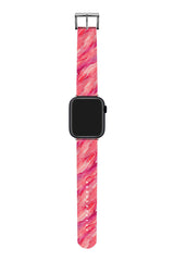 Apple Watch Uyumlu UV Baskılı Silikon Kordon Attract