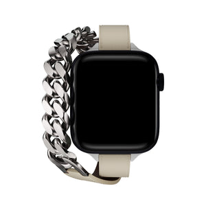 Apple Watch Uyumlu Double Tour Deri Kordon Auro  bikordon