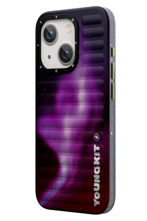 Youngkit Aurora iPhone 15 Uyumlu Kılıf Mor  Youngkit