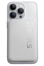 Benks MP10 Magsafe Uyumlu 6000 mAh Wireless Manyetik Powerbank Beyaz Benks