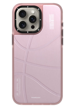 Youngkit Bacboard iPhone 15 Pro Magsafe Compatible Case Pink 