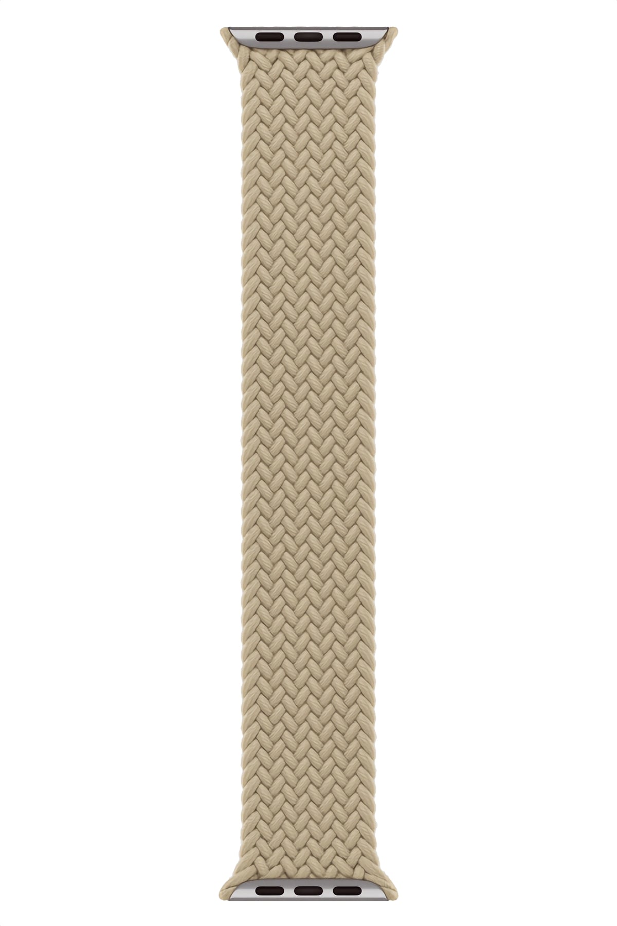 Apple Watch Uyumlu Örgü Loop Kordon Beige  bikordon