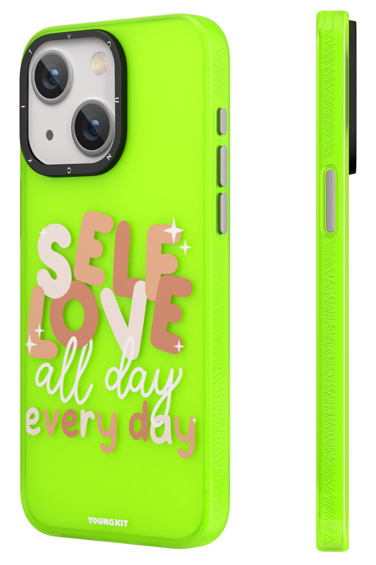 Youngkit Sweet Language Bethany Green Tasarımlı iPhone 13 / 14 uyumlu Kılıf Yeşil  Youngkit