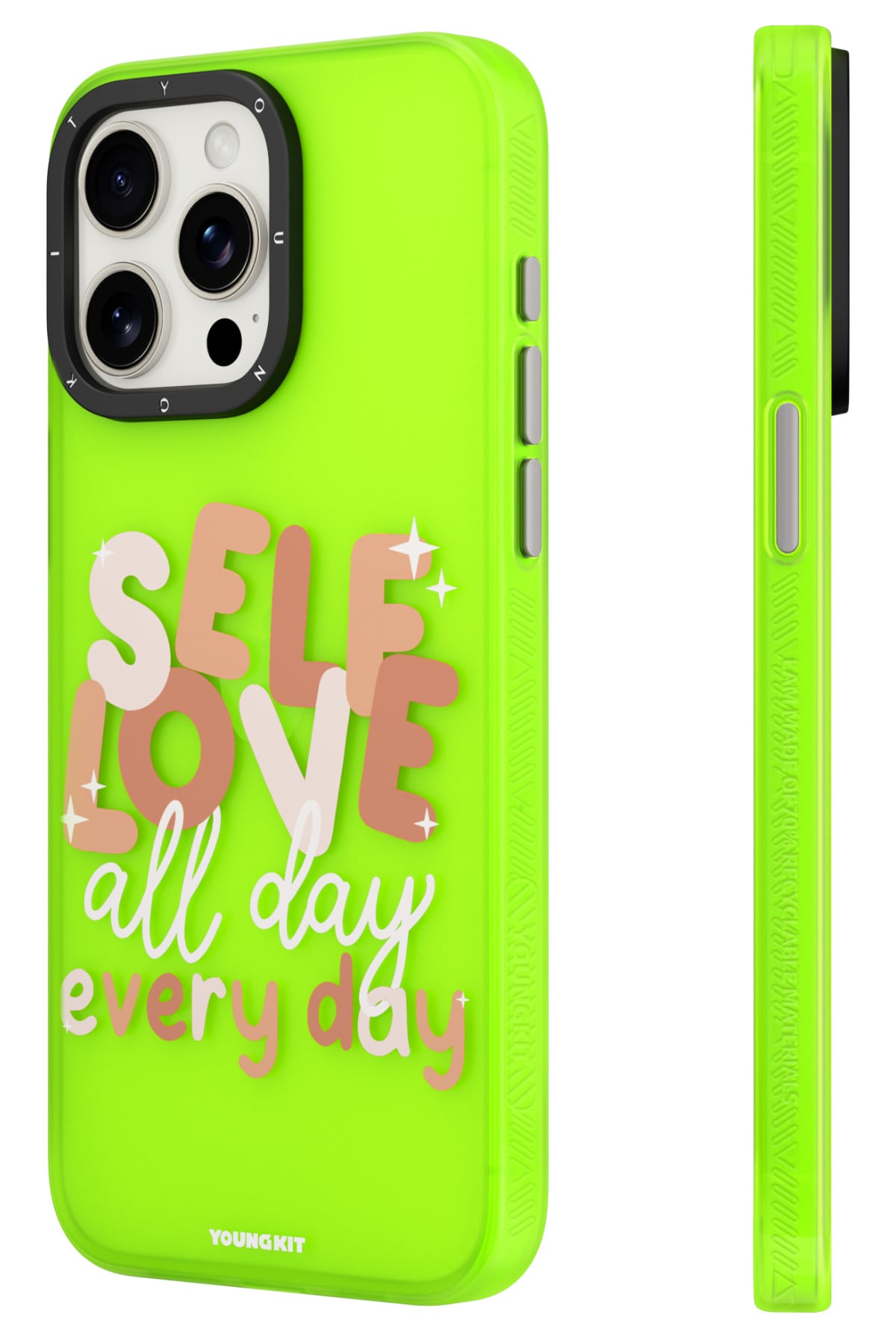 Youngkit Sweet Language Bethany Green Designed iPhone 13 Pro Compatible Case Green 