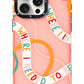 Youngkit Sweet Language Bethany Green Tasarımlı iPhone 14 Pro uyumlu Kılıf Kum Pembe  Youngkit