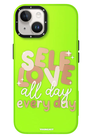 Youngkit Sweet Language Bethany Green Designed iPhone 15 Compatible Case Green 