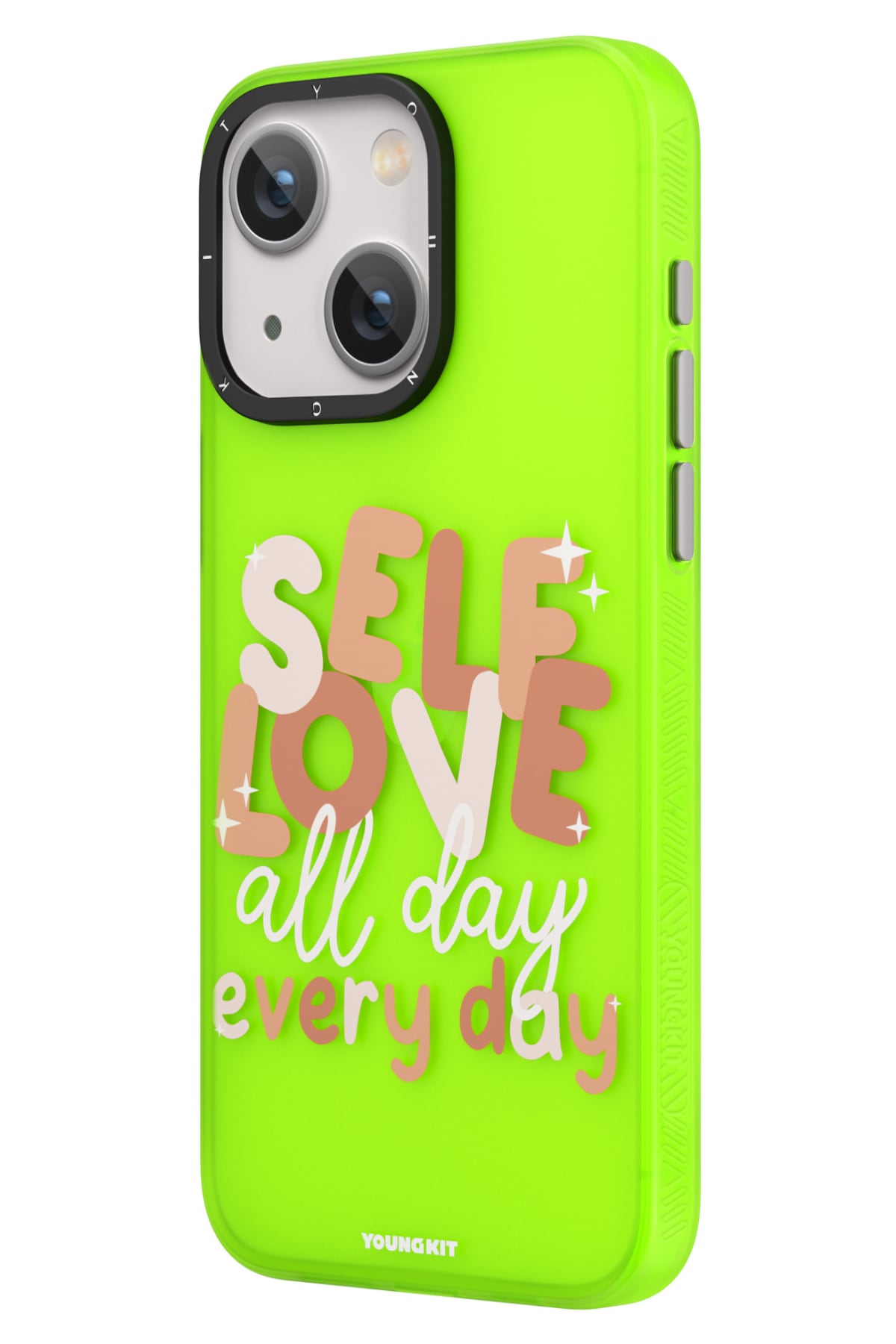 Youngkit Sweet Language Bethany Green Tasarımlı iPhone 15 uyumlu Kılıf Yeşil  Youngkit