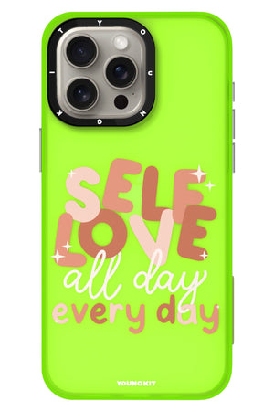 Youngkit Sweet Language Bethany Green Designed iPhone 15 Pro Compatible Case Green 