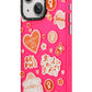 Youngkit Sweet Language Bethany Green Designed iPhone 15 Plus Compatible Case Pink 