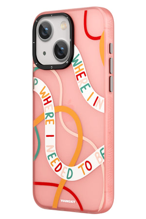 Youngkit Sweet Language Bethany Green Designed iPhone 15 Plus Compatible Case Sand Pink 