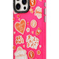 Youngkit Sweet Language Bethany Green Designed iPhone 15 Pro Max Compatible Case Pink 