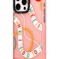 Youngkit Sweet Language Bethany Green Tasarımlı iPhone 15 Pro Max uyumlu Kılıf Kum Pembe  Youngkit