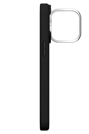 Youngkit Bitty Cream iPhone 14 Pro Magsafe Uyumlu Standlı Silikon Kılıf Siyah  Youngkit