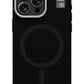 Youngkit Bitty Cream iPhone 14 Pro Max Magsafe Uyumlu Standlı Silikon Kılıf Siyah  Youngkit