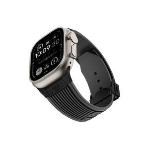 Apple Watch Uyumlu Streamlined Silikon Kordon Black Olido  bikordon