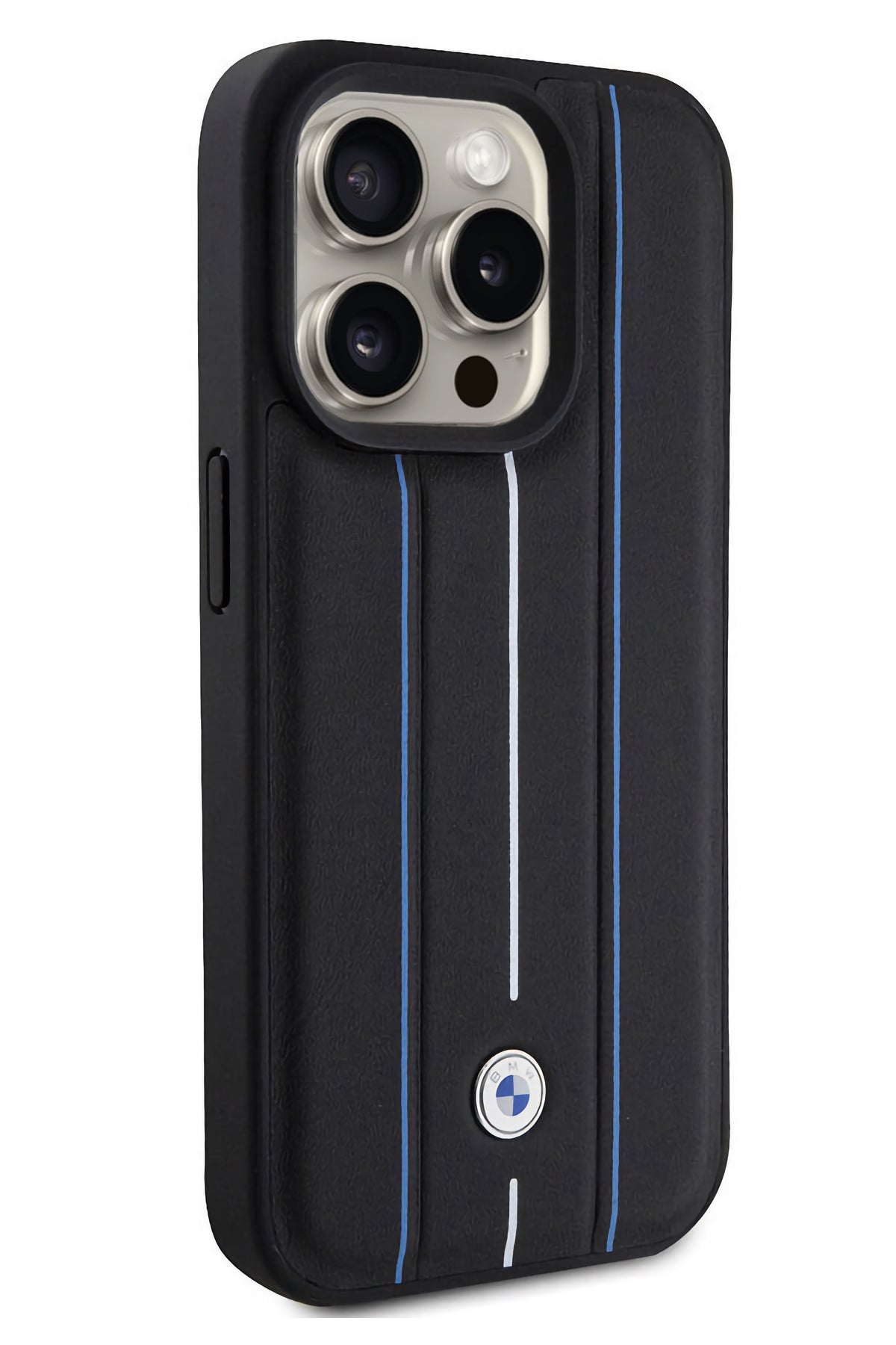 Apple iPhone 15 Pro uyumlu BMW Blue Lines Kılıf  BMW