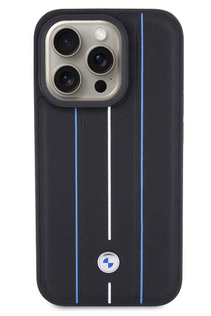 BMW Blue Lines Case compatible with Apple iPhone 15 Pro Max 