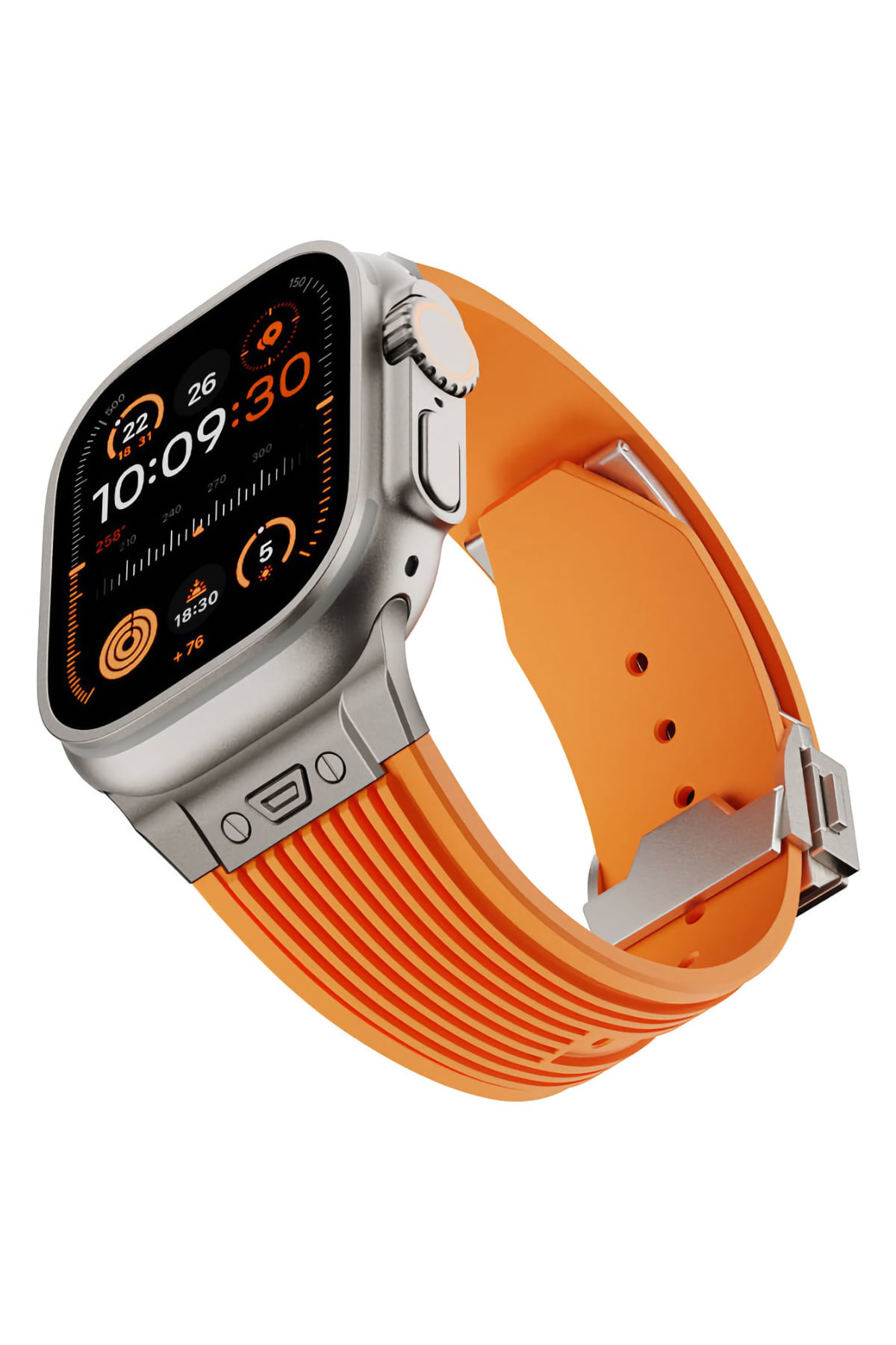 Apple Watch Uyumlu Streamlined Silikon Kordon Burnt  bikordon