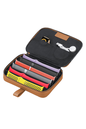 Apple Watch Deri Seyahat Çantası Taba  bikordon