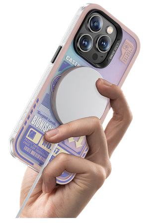 Benks Apple iPhone 14 Pro Max Casebang Rabbit Magsafe Pink Case 
