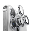 Casebang Gem iPhone 13 Pro / 13 Pro Max Kamera Lens Koruyucu - Gümüş Gri